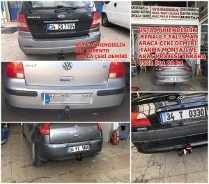 RENAULT TALISMAN /CITROEN C4 / TOYOTA/VW GOLF KIA SORENTO ÇEKİ DEMİRİ TAKMA MONTAJI VE ARAÇ PROJE ANKARA USTA MÜHENDİSLİK