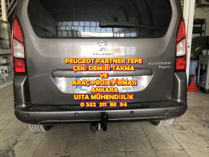 PARTNER TEPE PEUGEOT ÇEKİ DEMİRİ TAKMA MONTAJI VE ARAÇ PROJE FİRMASI ANKARA USTA MÜHENDİSLİK 05323118894