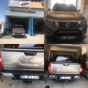 NAVARA KAMYONET araçlara Çeki Demiri TAKMA BAGLAMA MONTAJ ve araç proje firması ANKARA USTA MÜHENDİSLİK 05323118894