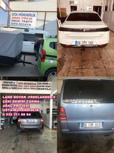 LAND ROVER FREELANDER 2 MERCEDES vito 508 PEUGEOT ÇEKİ DEMİRİ fıat fıorino araca çeki demiri TAKMA MONTAJI VE ARAÇ PROJE FİRMASI ANKARA usta mühendislik