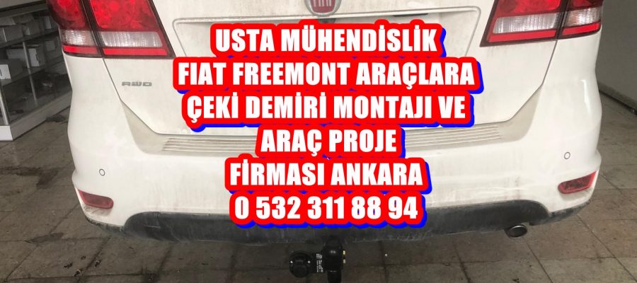 FIAT FREEMONT ARAÇLARA ÇEKİ DEMİRİ TAKMA MONTAJI VE ARAÇ PROJE ANKARA USTA MÜHENDİSLİK 05323118894