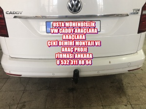 CADDY KEDİ VOLSWAGEN KAMYONET ÇEKİ DEMİRİ TAKMA MONTAJI VE ARAÇ PROJE ANKARA USTA MÜHENDİSLİK 05323118894