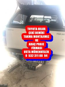 Toyota Hılux »KAMYONET ÇİFT TEK KABİN 4X4/4X2/ ÇEKİ KANCASI DEMİRİ MONTAJI ANKARA » ARAÇ PROJE FİRMASI ANKARA USTA MÜHENDİSLİK 05323118894