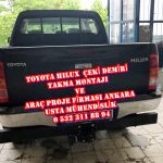 Toyota Hılux »KAMYONET ÇİFT TEK KABİN 4X4/4X2/ ÇEKİ KANCASI DEMİRİ MONTAJI ANKARA » ARAÇ PROJE FİRMASI ANKARA USTA MÜHENDİSLİK 05323118894