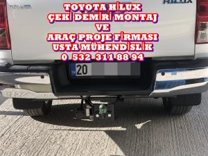 Toyota Hılux »KAMYONET ÇİFT TEK KABİN 4X4/4X2/ ÇEKİ KANCASI DEMİRİ MONTAJI ANKARA » ARAÇ PROJE FİRMASI ANKARA USTA MÜHENDİSLİK 05323118894