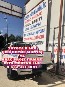 Toyota Hılux »KAMYONET ÇİFT TEK KABİN 4X4/4X2/ ÇEKİ KANCASI DEMİRİ MONTAJI ANKARA » ARAÇ PROJE FİRMASI ANKARA USTA MÜHENDİSLİK 05323118894