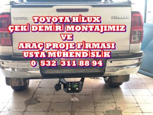 Toyota Hılux »KAMYONET ÇİFT TEK KABİN 4X4/4X2/ ÇEKİ KANCASI DEMİRİ MONTAJI ANKARA » ARAÇ PROJE FİRMASI ANKARA USTA MÜHENDİSLİK 05323118894