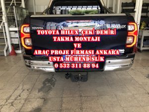 Toyota Hılux »KAMYONET ÇİFT TEK KABİN 4X4/4X2/ ÇEKİ KANCASI DEMİRİ MONTAJI ANKARA » ARAÇ PROJE FİRMASI ANKARA USTA MÜHENDİSLİK 05323118894