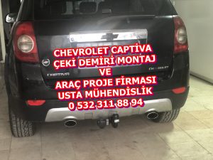 KAPTİVA CAPTİVA CHEVROLET ÇEKİ DEMİRİ TAKMA BAGLAMA MONTAJI VE ARAÇ PROJE FİRMASI USTA MÜHENDİSLİK 05323118894