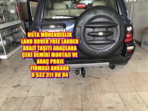 LAND ROVER FREELANDER ÇEKİ DEMİRİ TAKMA BAGLAMA MONTAJI VE ARAÇ PROJE FİRMASI FRELANDER LANDER ARAÇ ÇEKİ DEMİRİ ANKARA USTA MÜHENDİSLİK 05323118894