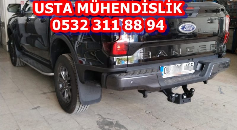 Ford ranger kamyonet araçlara çeki demiri montajı ankara ve araç proje firması usta mühendislik ankara