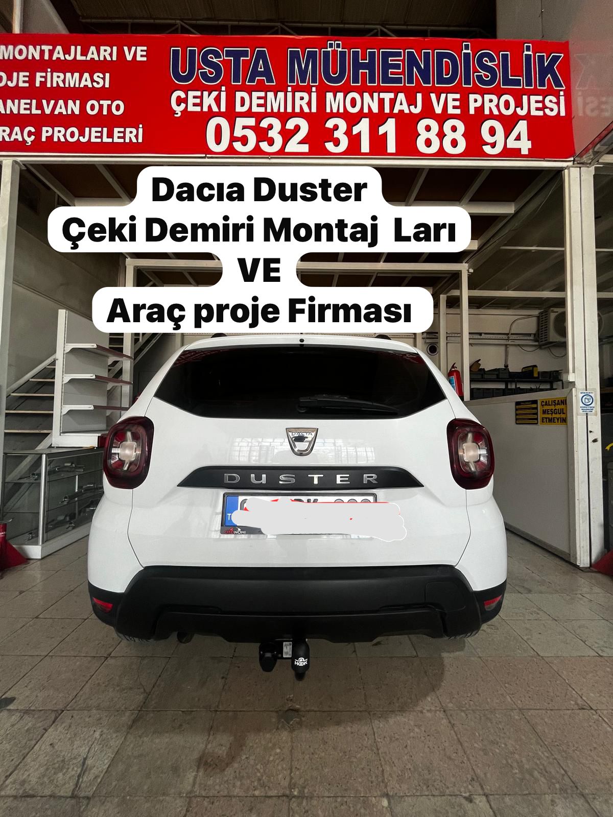 dacıa duster Çeki Demiri takma montajı çeki demiri fiyatı maliyeti fiyatı ankara usta mühendislik ankara 05323118894