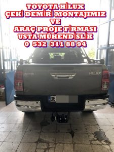TOYOTA-HILUX-KAMYONET-CEKI-DEMIRI-TAKMA-MONTAJ SINYAL-PIRIZ-SISTEMI-BAGLAMA-MONTAJI-VE-ARAC-PROJE-FIRMASI-ANKARA-OSTİM USTA MÜHENDİSLİK 05323118894